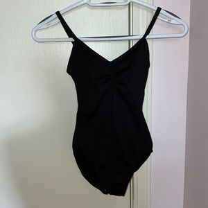 black leotard